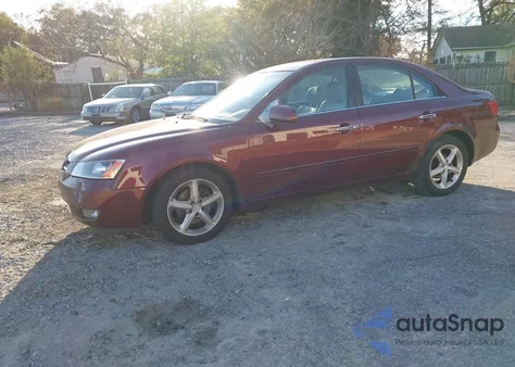 2007 Hyundai Sonata Limited/Se V6 z USA, uszkodzony, nr VIN 5NPEU46F47H243112